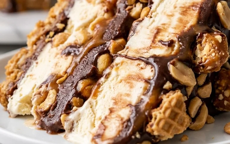 Buster Bar Ice Cream Cake