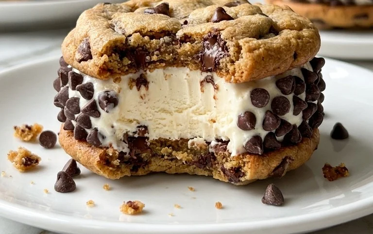 Cookie Ice Cream Sandwiches (Like a Chipwich!)
