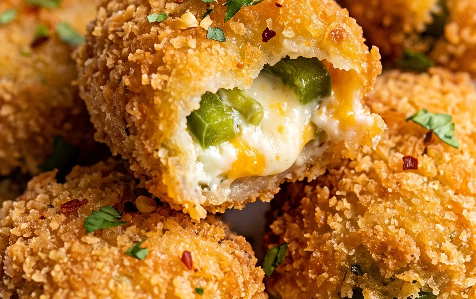 Fried Jalapeno Popper Bites