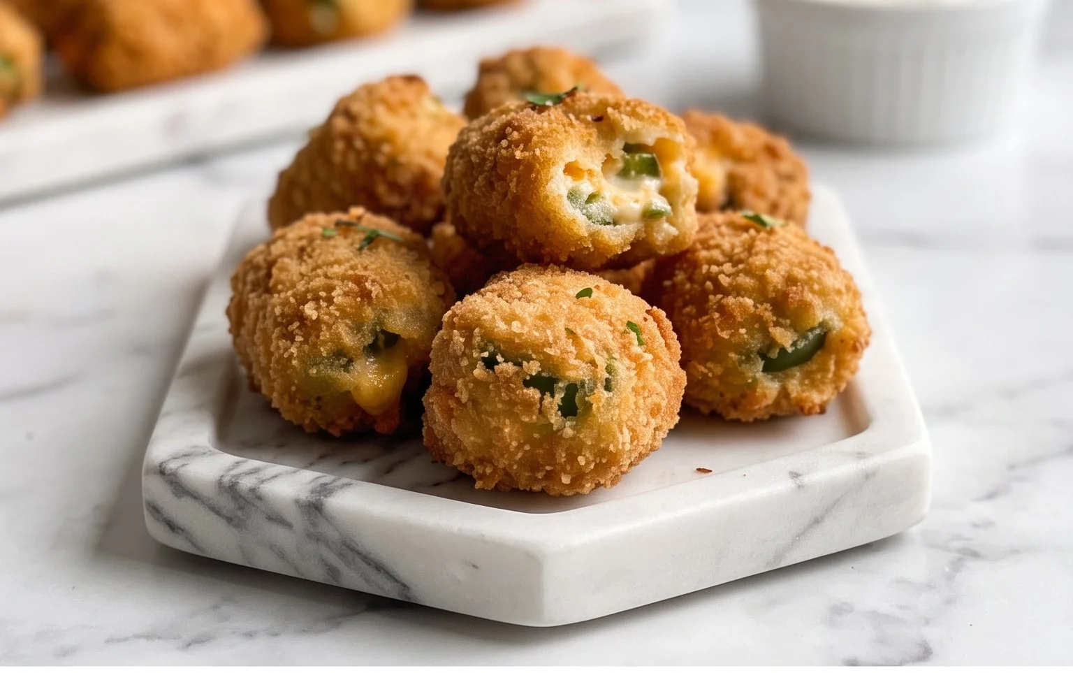 Fried Jalapeno Popper Bites
