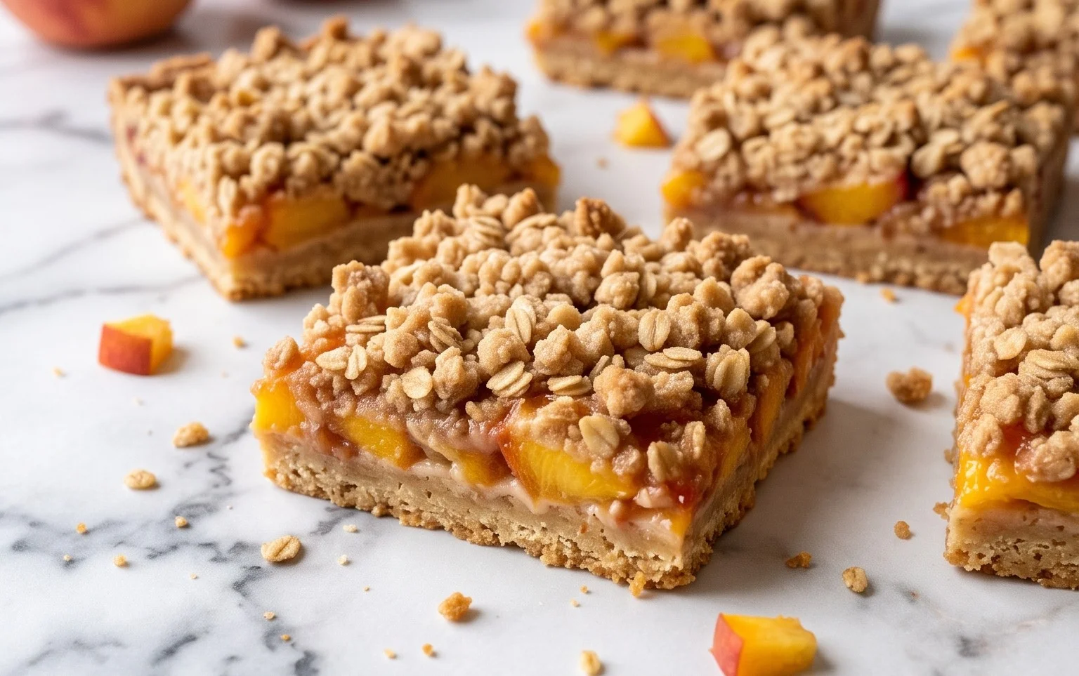 Fresh Peach Crum extractb Bars
