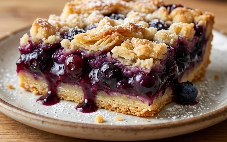 Easy Blueberry Pie Bars