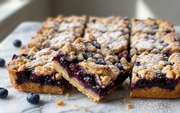 Easy Blueberry Pie Bars