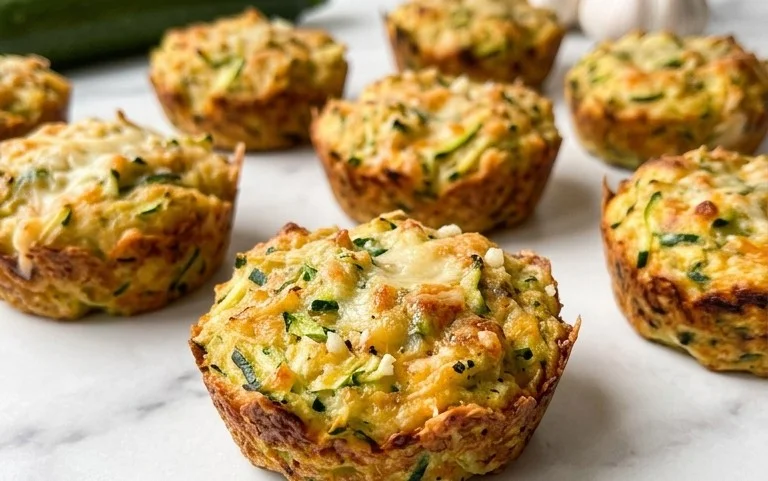 Zucchini Garlic Bites