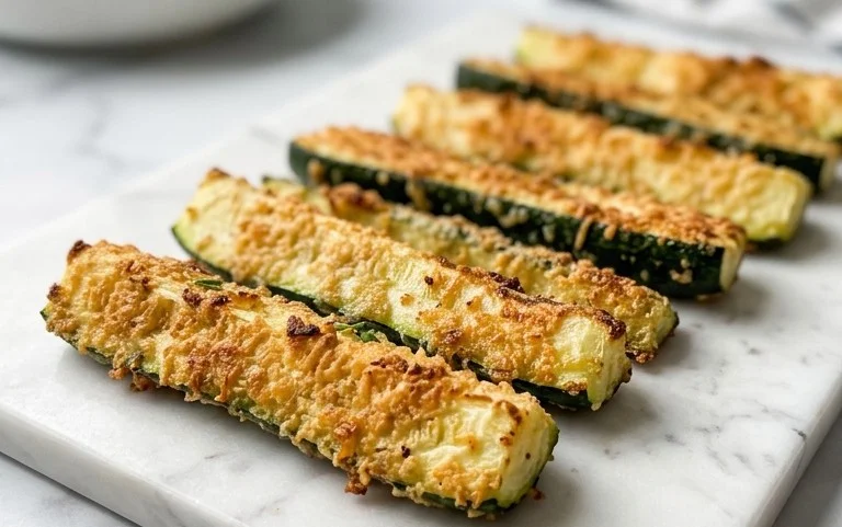 Parmesan Crusted Zucchini Sticks