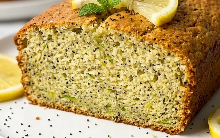 Easy Lemon Poppy Seed Zucchini Bread