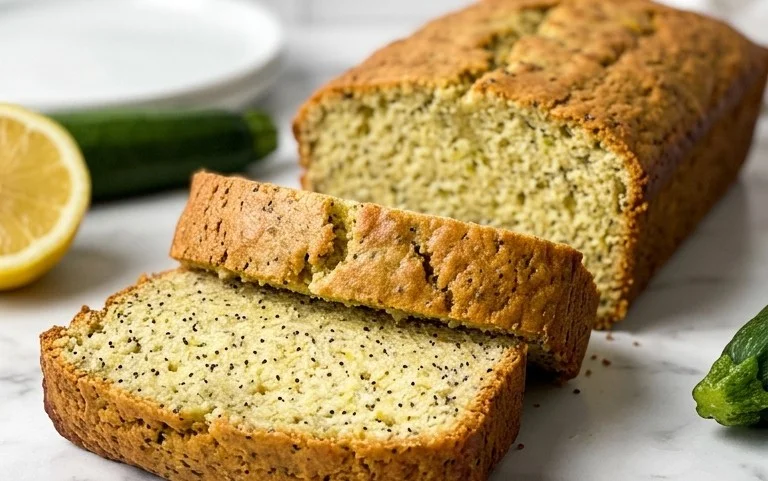 Easy Lemon Poppy Seed Zucchini Bread