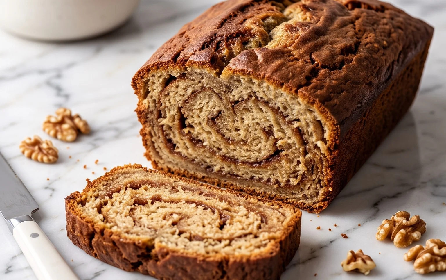 Moist and Delicious Cinnamon Swirl Zucchini Bread